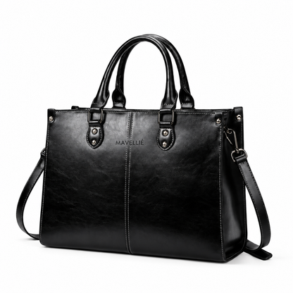 Bolsa Executiva Feminina Mavellié Signature com Alça de Ombro