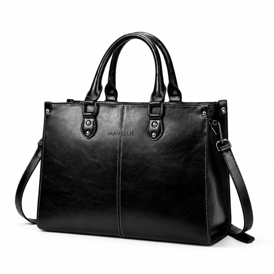 Bolsa Executiva Feminina Mavellié Signature com Alça de Ombro