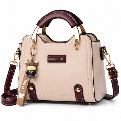 Bolsa Feminina Mavellié Alessia Elegante Couro Premium Alça Dupla