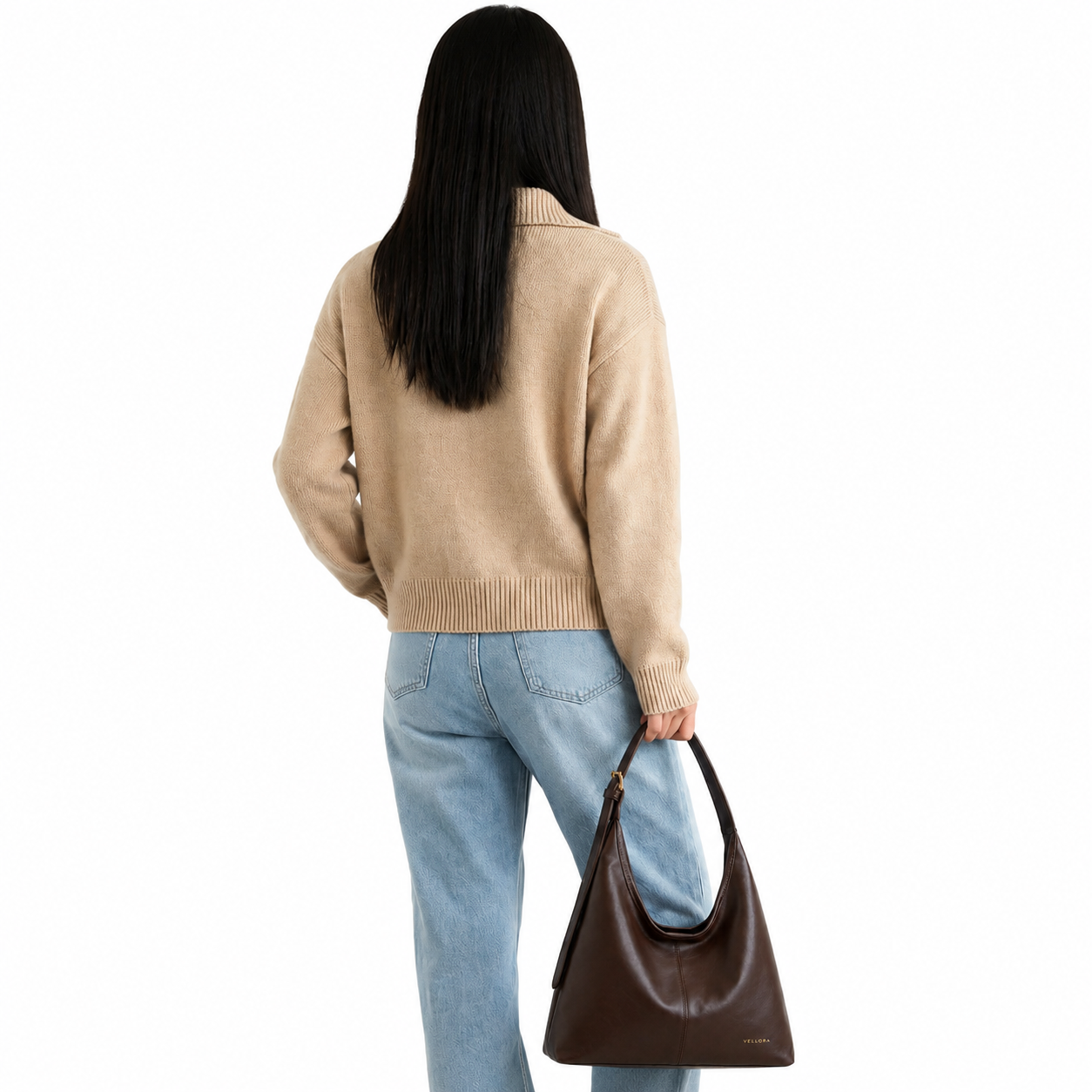Bolsa Hobo Minimalista Feminina Verona