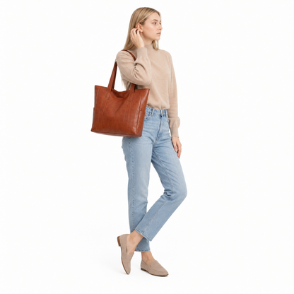 Bolsa Tote Feminina Mavellié Verona Espaçosa com Alça de Ombro