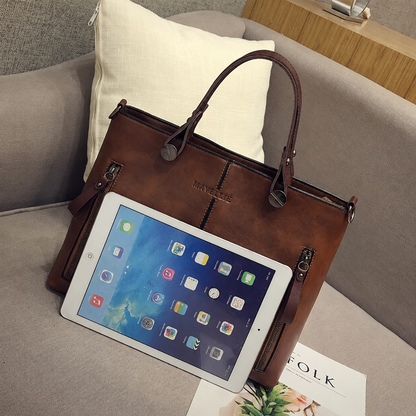 Bolsa Tote Feminina Mavellié Florence com Bolsos Frontais